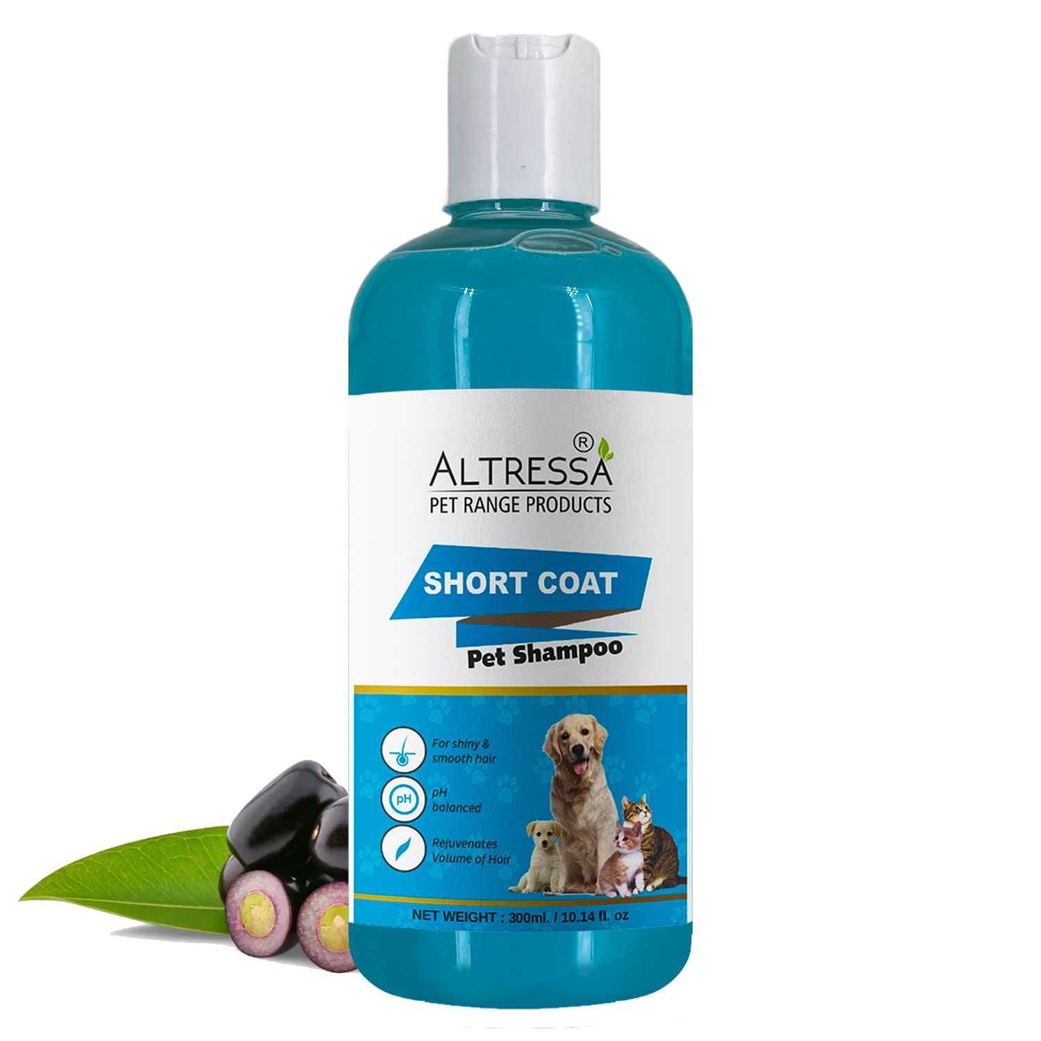 Altressa Short Coat Pet Shampoo for Hair Rejuvenation, pH Balanced, Boost Volume for Shiny & Smooth Hair, Anti-dandruff, Anti-itching, Conditioning Dog Shampoo (300 ml) (B08YXY1FSP) Amazon Price History, Amazon Price Tracker