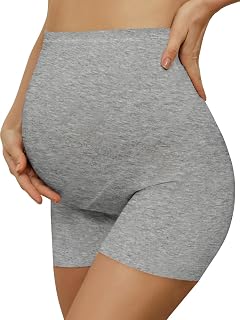 Pepperika High Waist Stretchable Cotton Over The Bump Maternity Boyshorts Pregnancy Panties for Women Shorts Style Brief U... Price In India