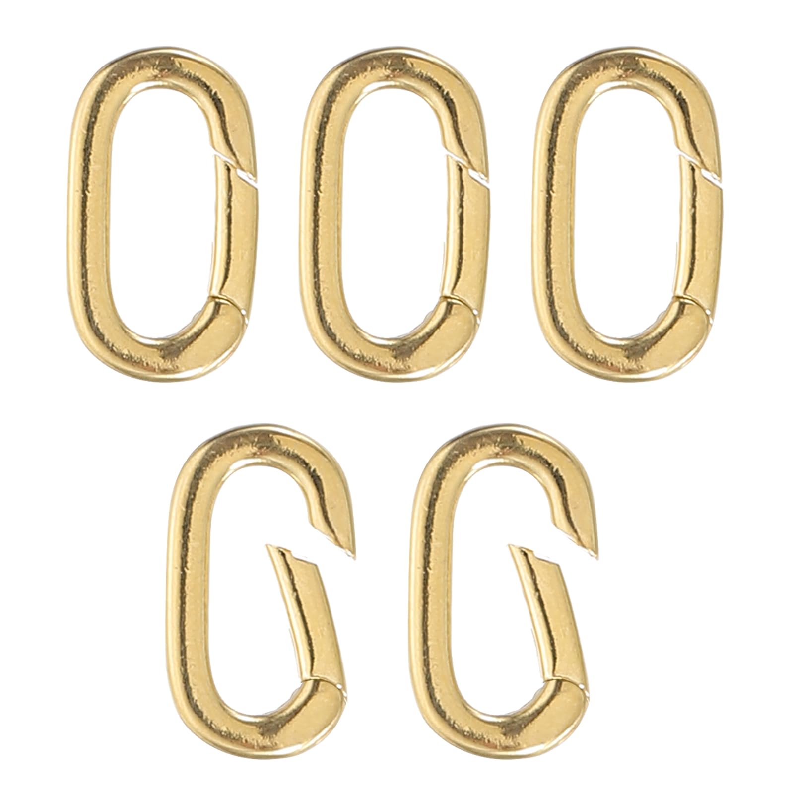 PATIKIL Spring Oval Clip Pendant Clasp