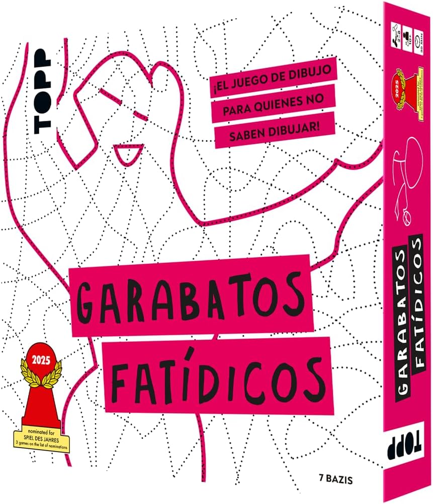 Topp Garabatos Fatídicos, Juego de Mesa, A Partir de 10 Años, De 2 a 8 Jugadores, 30 Minutos por