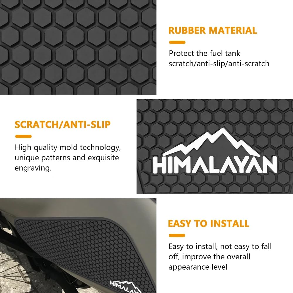 FOR Himalaya 450 HIMALAYAN450 2024 2025 accessoires autocollants réservoir carburant moto protection réservoir carburant décalcomanies genouillères réservoir carburant plaquettes de réservoir