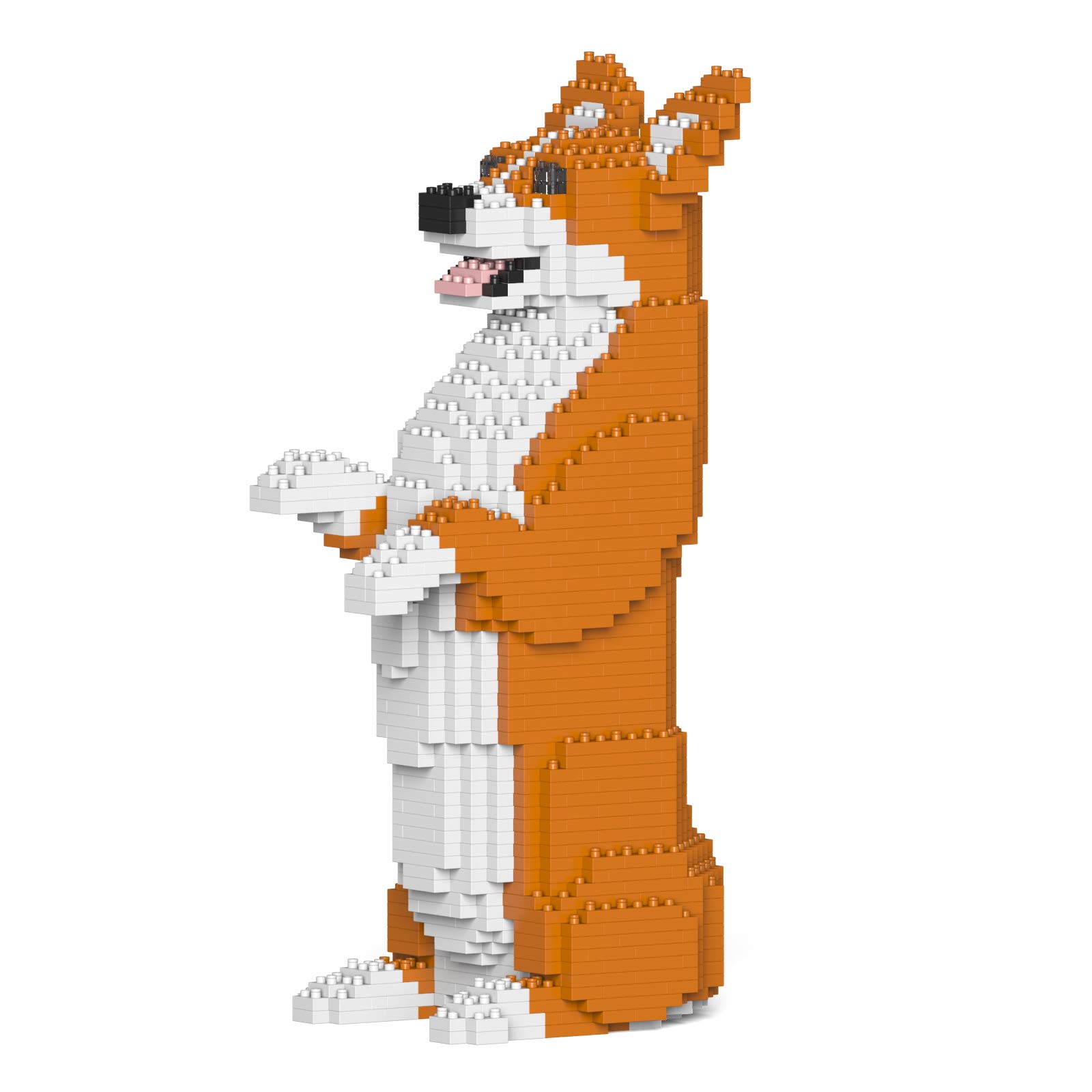 Amazon.com: JEKCA Welsh Corgi 05S-M01 | Dog Plastic Building