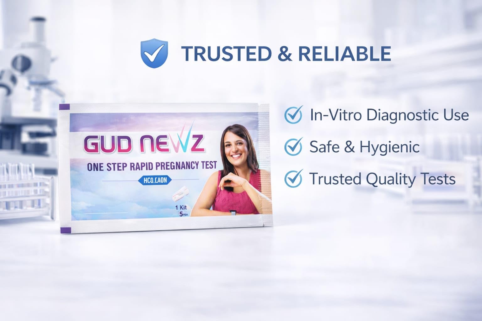 MORIXA One Step Pregnancy Test Kit (3 Strip Inta..) | Urine hCG Test Device | Individually Packed | Easy to Use | Pack of 3 1