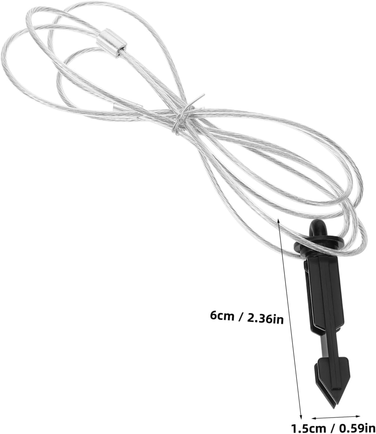 Trailer Breakaway Cable for Rv Electric Brakes Lightweight Easy to Install Emergency Safety Cable for Towing Trailers
