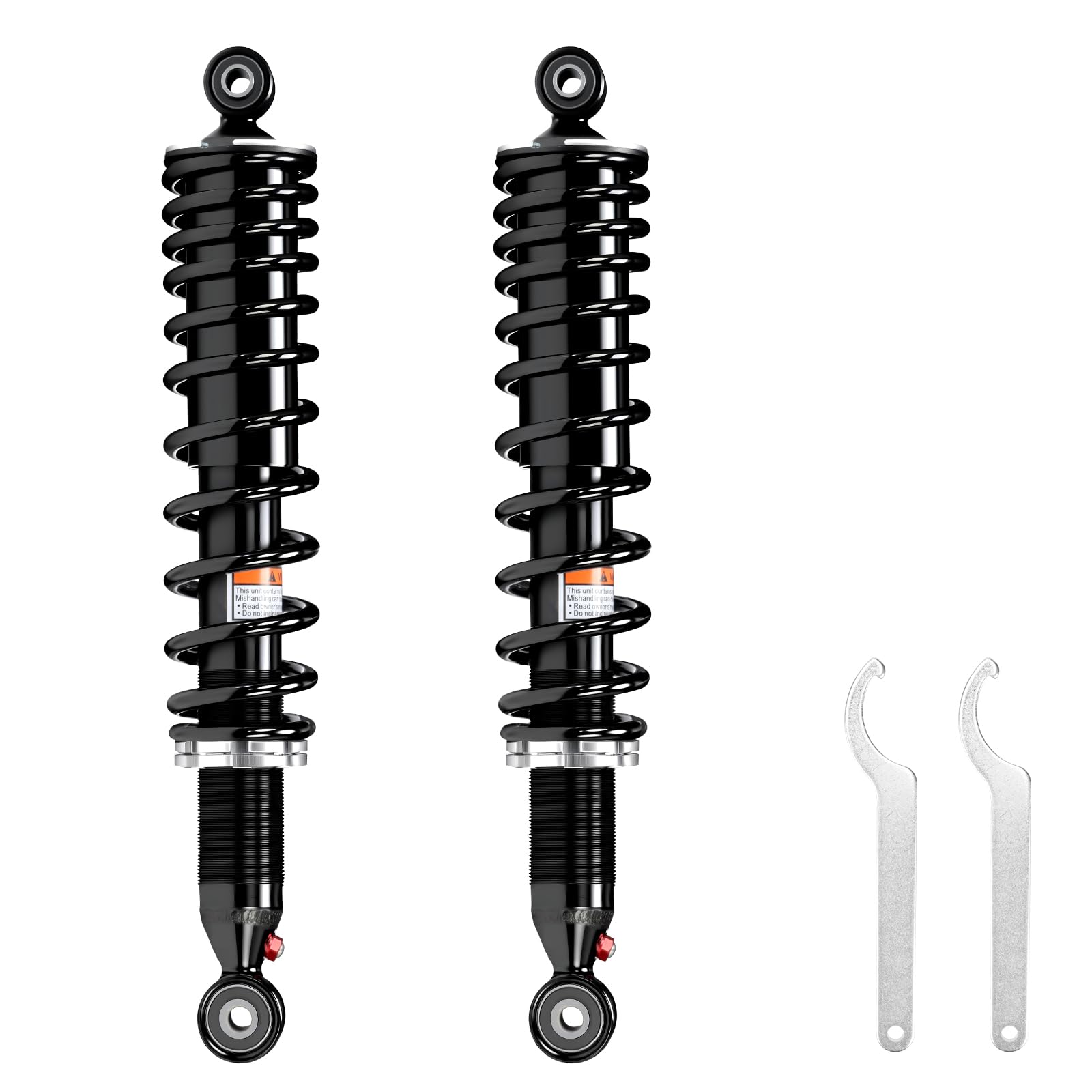Photo 1 of Monotube ATV Front Shocks, Shock Absorber, Struts for 2013-2019 Yamaha Raptor 700; OEM: 1PE-F3390-00-00, 1515-1604; Amortiguadores delanteros monotubo Yamaha Raptor 700