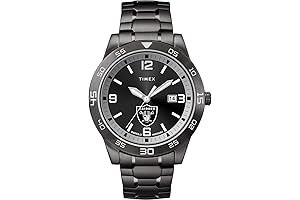 NFL Men's 42mm Acclaim Watch: Rep the Raiders with Precision and Style