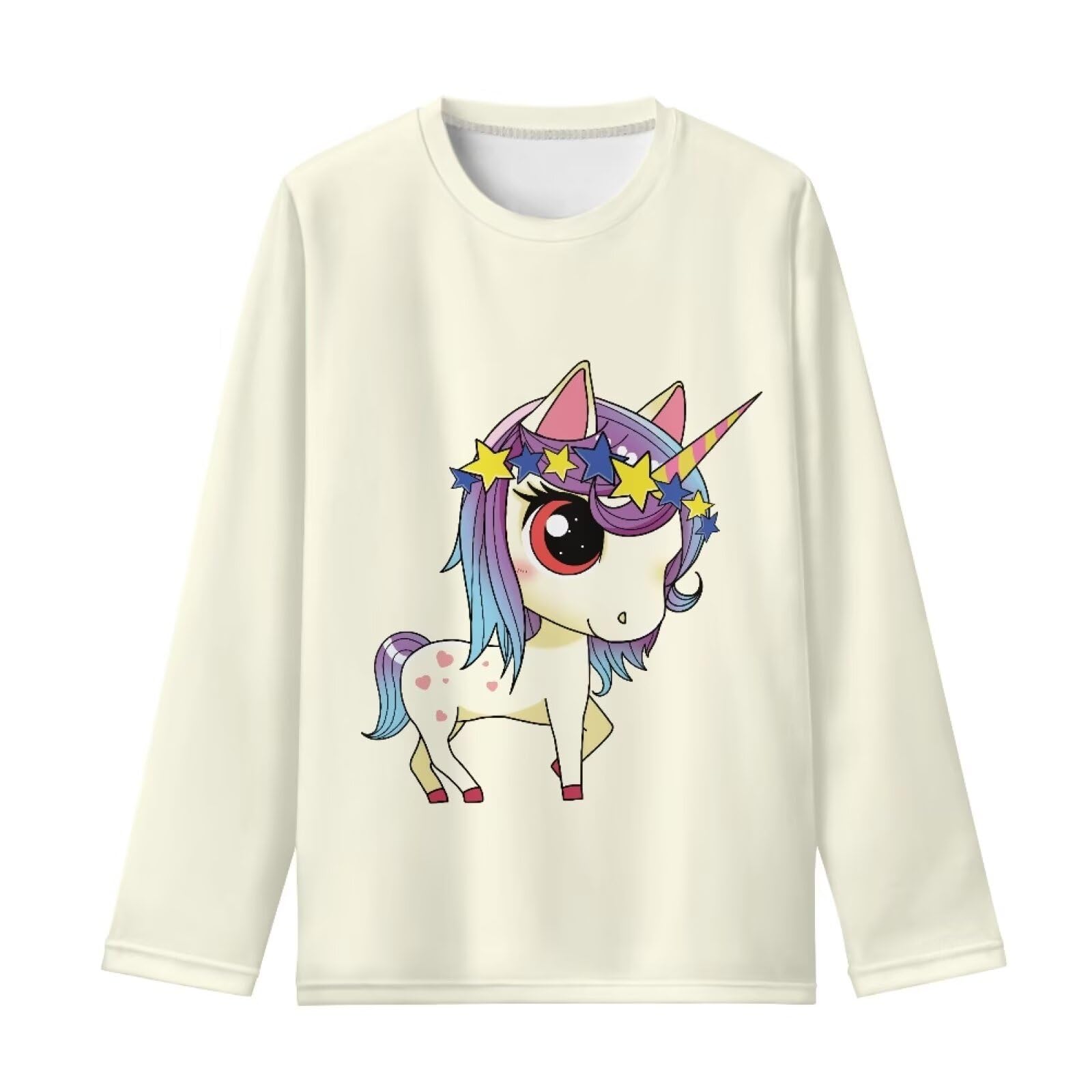 Long Sleeve Shirts for Girls Casual Crewneck Tops Fall Winter Outfits for 3-16 Years Old