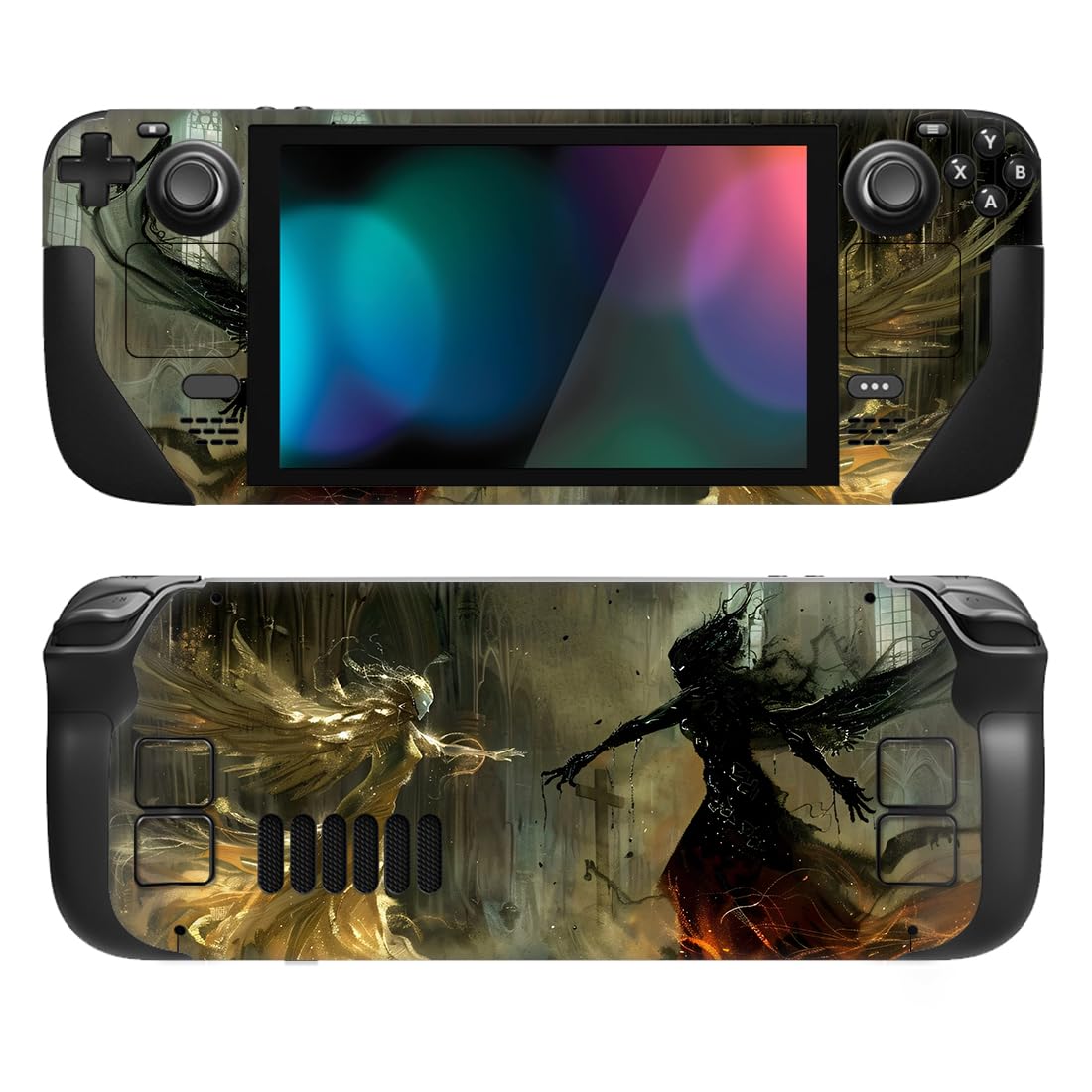 PlayVital Naklejka Skóry do Steam Deck OLED,Stickers Vinyl Kompatybilny z Steam Deck LCD,Skórka Naklejki Skórki-Spotkanie