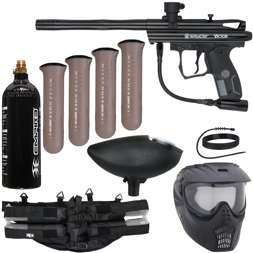 Action Village Kingman Spyder Epic Paintball Gun Package Kit (Victor)