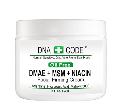 Miniatura 9 de Crema reafirmante sin aceite-DMAE+MSM+niacina, ácido hialurónico 100% puro, Argireline, Matrixyl 3000
