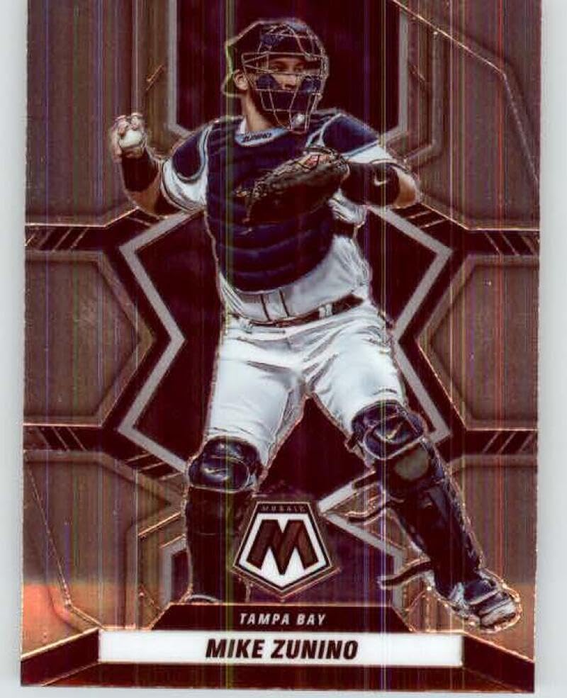 2022 Panini Mosaic #160 Mike Zunino Tampa Bay Rays Baseball Trading Card