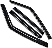 Vista 3 de Lightronic Extra Durable Outside-Mount Auto Vent Window Visor, Fits 2007-2017 Jeep Patriot, UV Protection Rain Guard, Original Wind Deflector