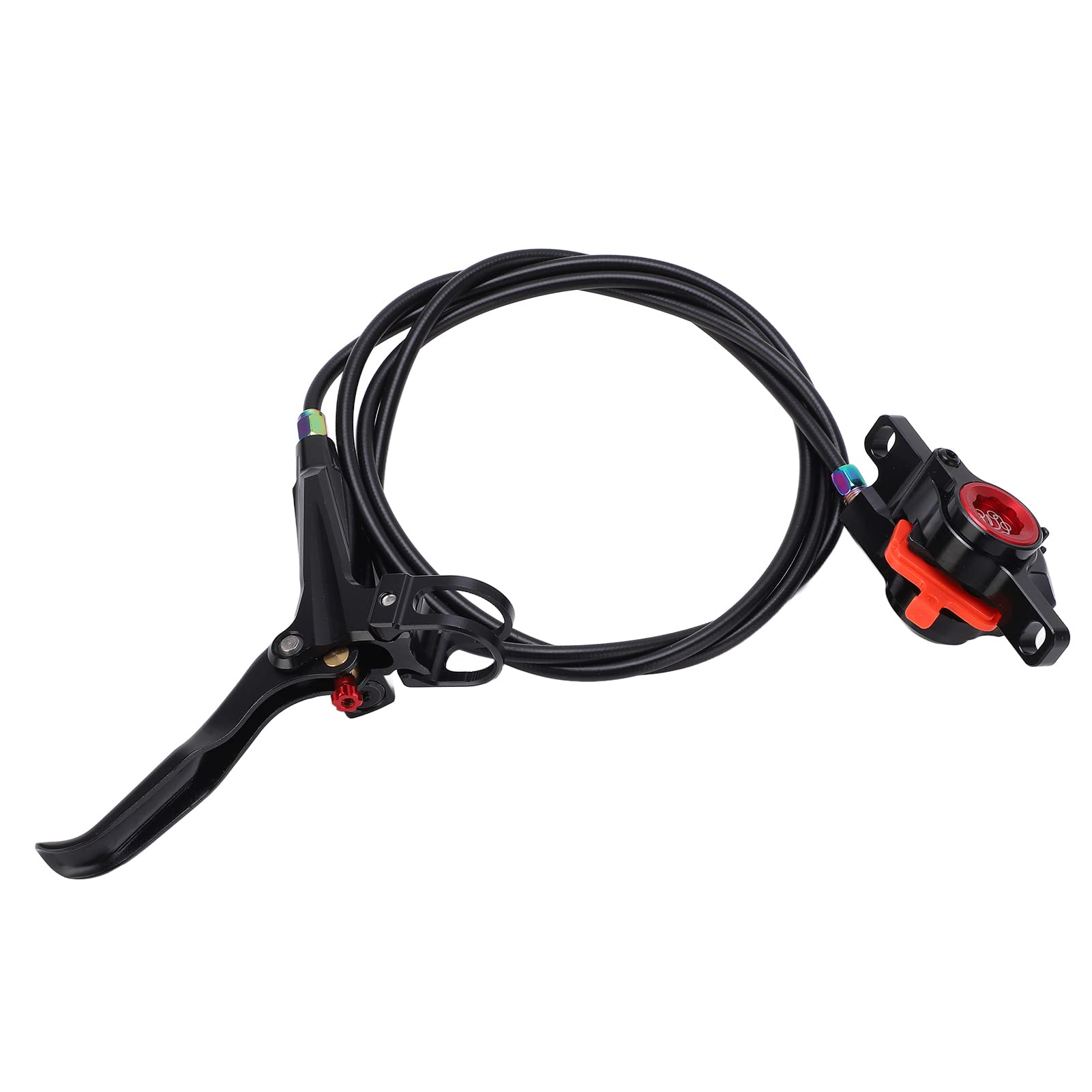 Étrier de frein à disque hydraulique arrière de vélo, étrier de Rotor de 160mm (Noire)
