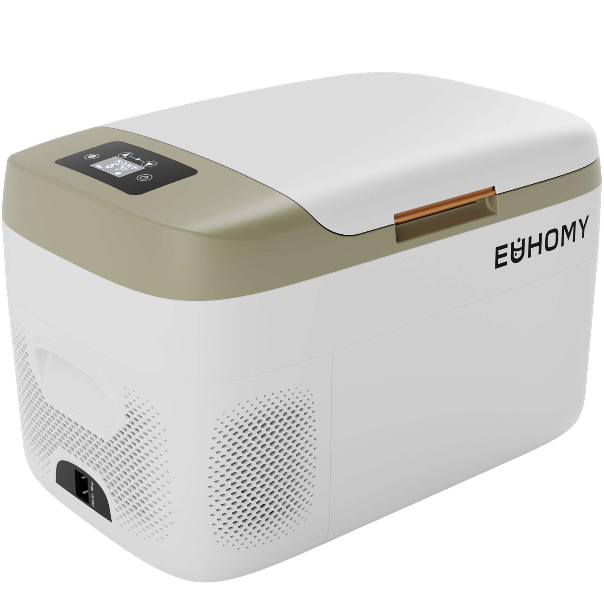 EUHOMY 12 Volt Refrigerators, 21Liter(23qt) RV Refrigerator with 12/24V DC & 110-240V AC, Portable Refrigerator Freezer Fridge Cooler For Car, Camping, Travel, Fishing