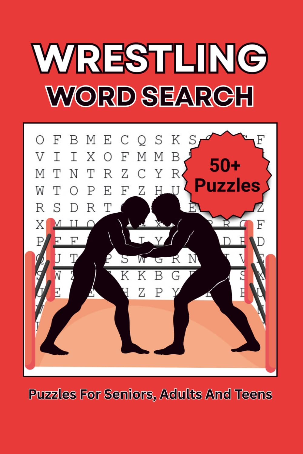 Wrestling Word Search: Word Search with Easy to Read Print about Wrestling for Seniors and Adults