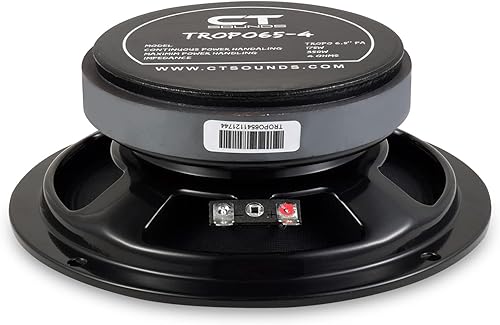 Miniatura 6 de CT Sounds TROPO65-4 Altavoz de rango medio de montaje superficial de 6.5 pulgadas, 175 vatios RMS, cada uno