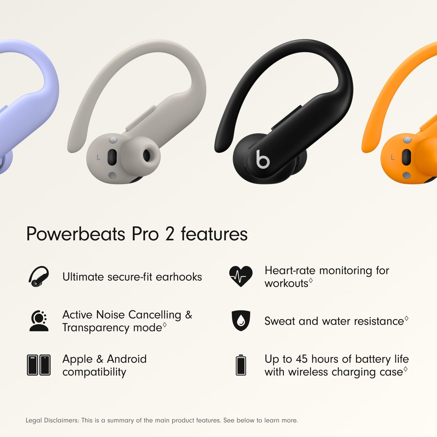 Beats Powerbeats Pro 2 Wireless Bluetooth Earbuds – Noise