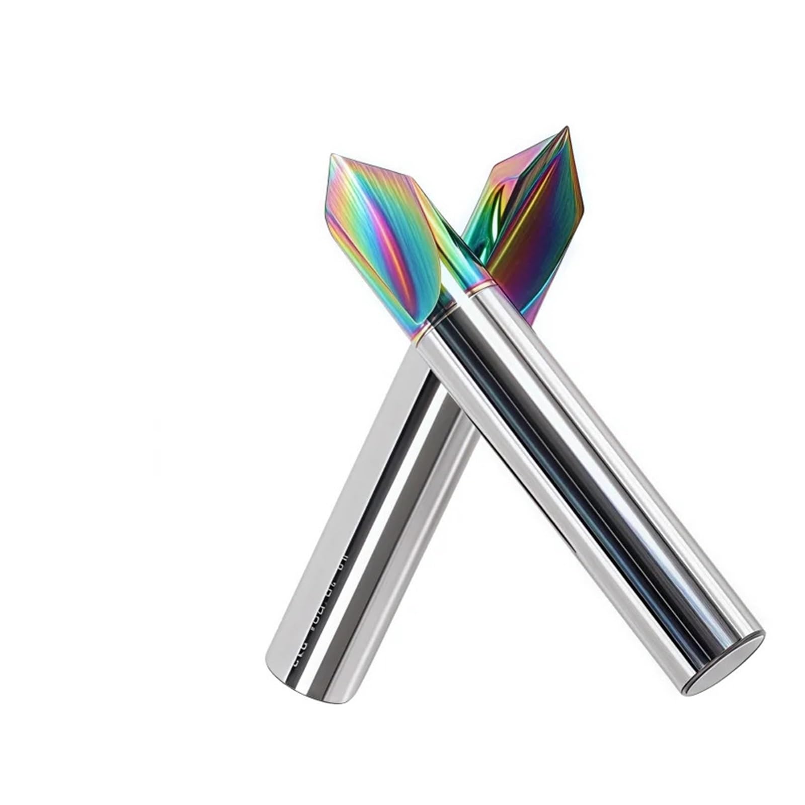 Juego de Brocas avellanadas HRC55 carburo tungsteno Acero, Fresa Biselado 90 Grados for Herramienta Tallado Aluminio(3x3Dx50Lx90deg,1PCS)