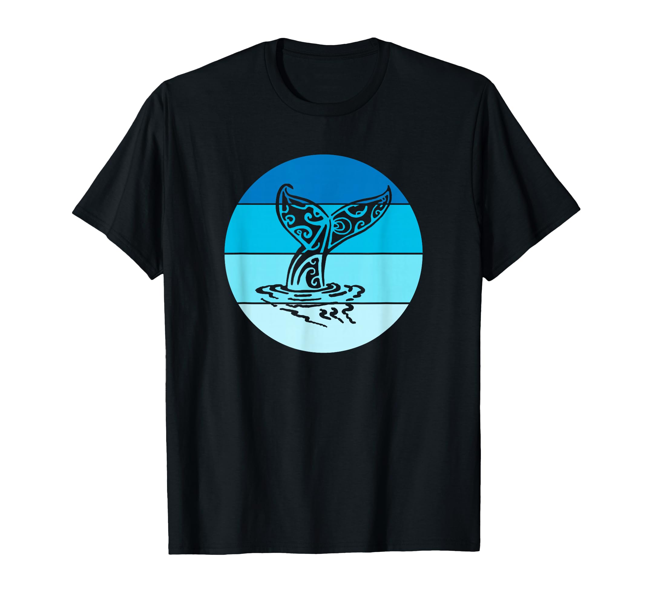 Amazon | クジラの尾 ポリネシアントライバルタトゥー 海 Tシャツ | T 