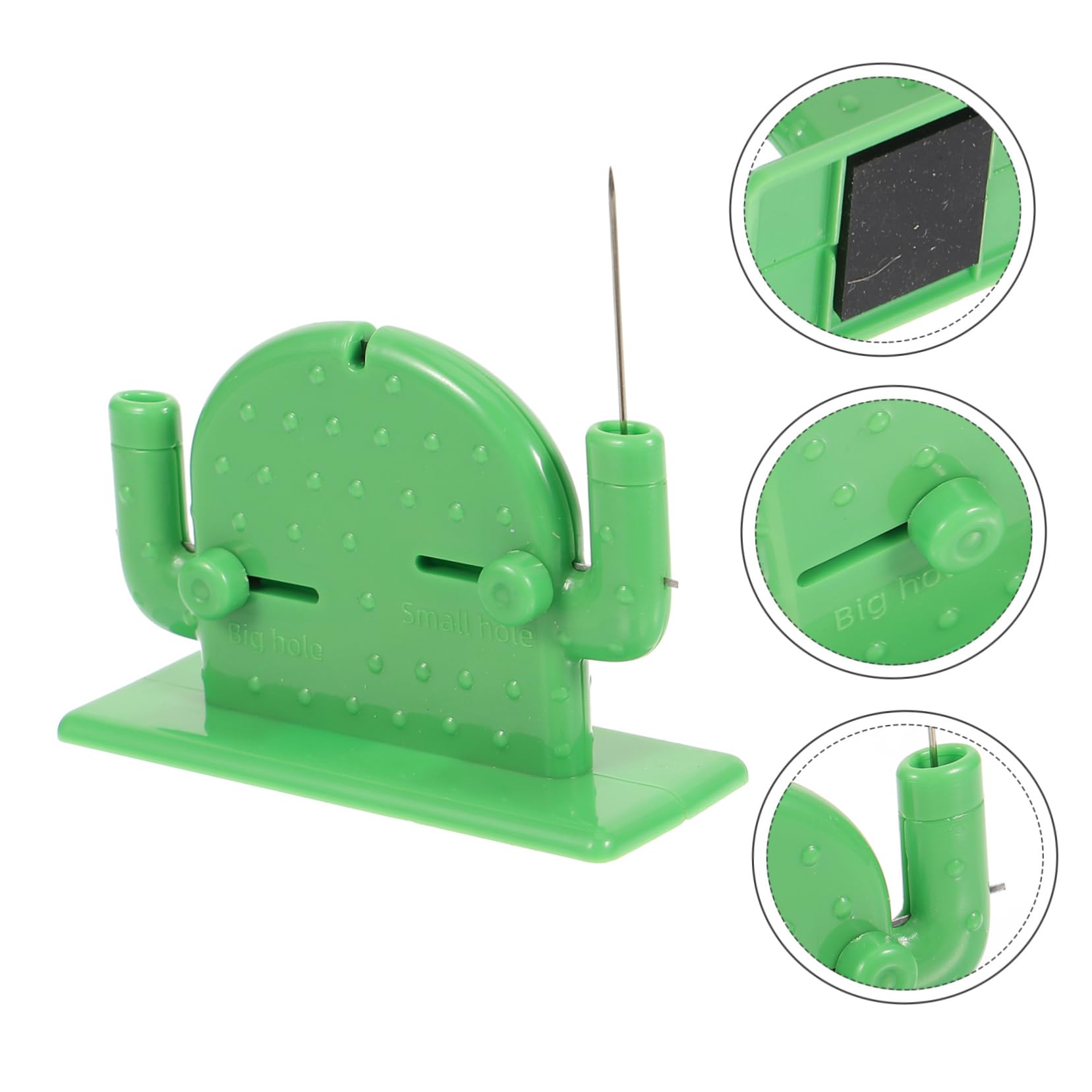 TEHAUX 5pezzi Cactus Needle Threader Multifunzionale per e Attrezzo per Infilare per Ridotta