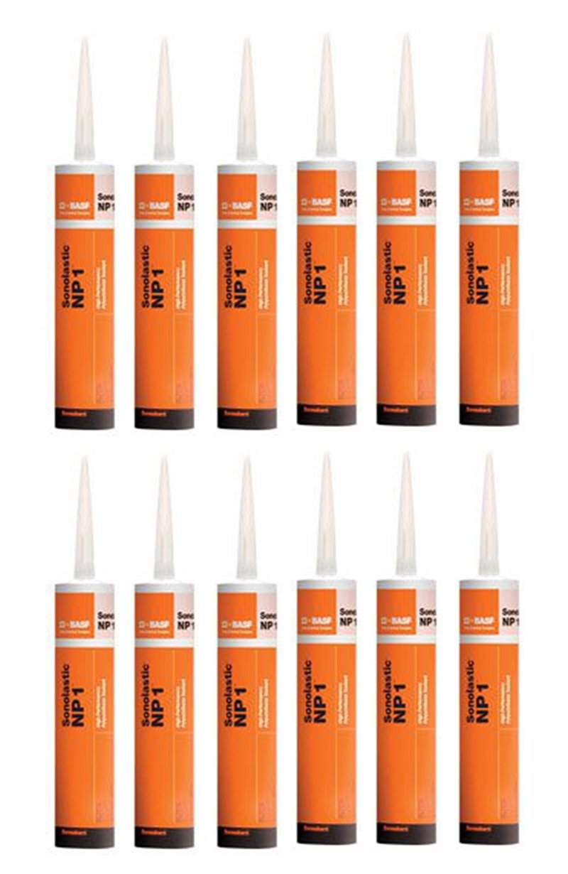 BASF Sealant NP1 Polyurethane Black 10.1 Oz - 12 Pack