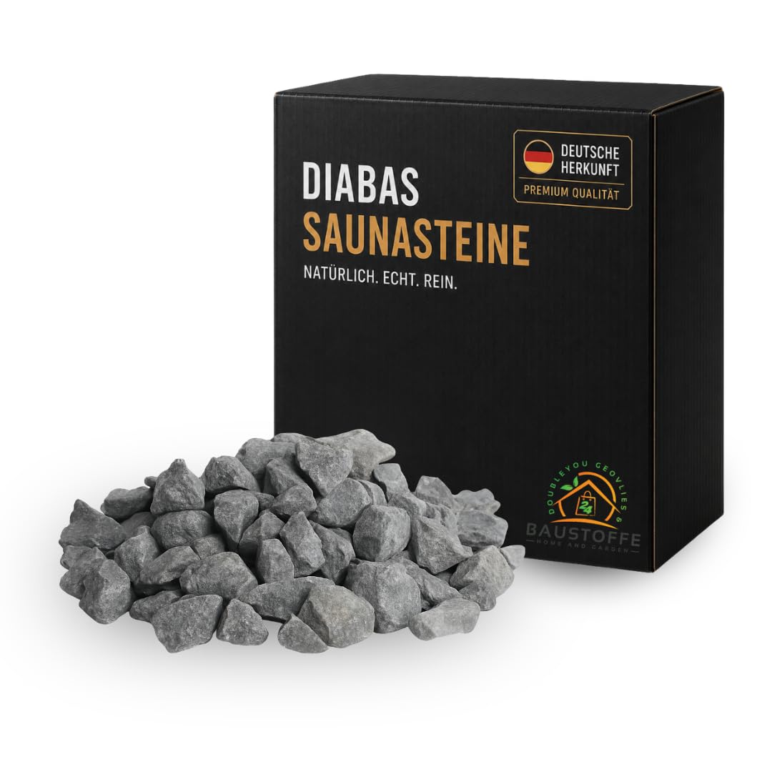 Pierres de sauna lavables de qualité supérieure - Pour tous les types de poêles de sauna - Grains de 32 à 56 mm