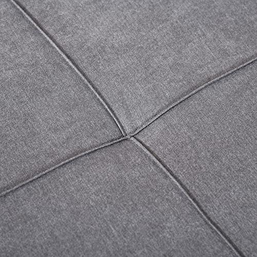 Homcom 4-In-1 Multi Function Folding Single Sofa Bed With Retractable Footrest, Convertible Sleeper With Adjustable Backrest For Living Room And Small Spaces, Grey #TOP7