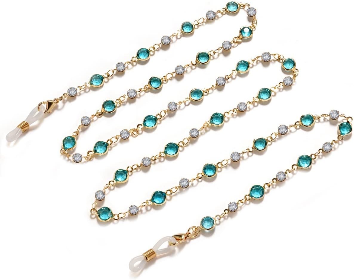 HOOENG Eyeglass Strap Glasses Chains for Women Elegant Eye Glasses Chain String Holder Eyewear Retainer (Color : 1#, Size : 1)