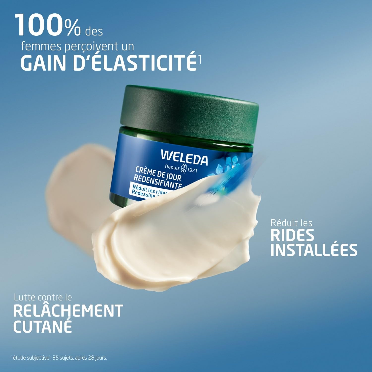 WELEDA - TROUSSE VISAGE GENTIANE BLEUE | Soin Anti-Âge Femme 50+ Peaux Matures, Redensifiant, Collagen+ Active Complex, Crème Anti Rides, Vegan NATRUE