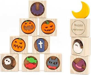 ハロウィンブロック ハロウィン置物 ハロウィン飾り halloween ブロック積み木