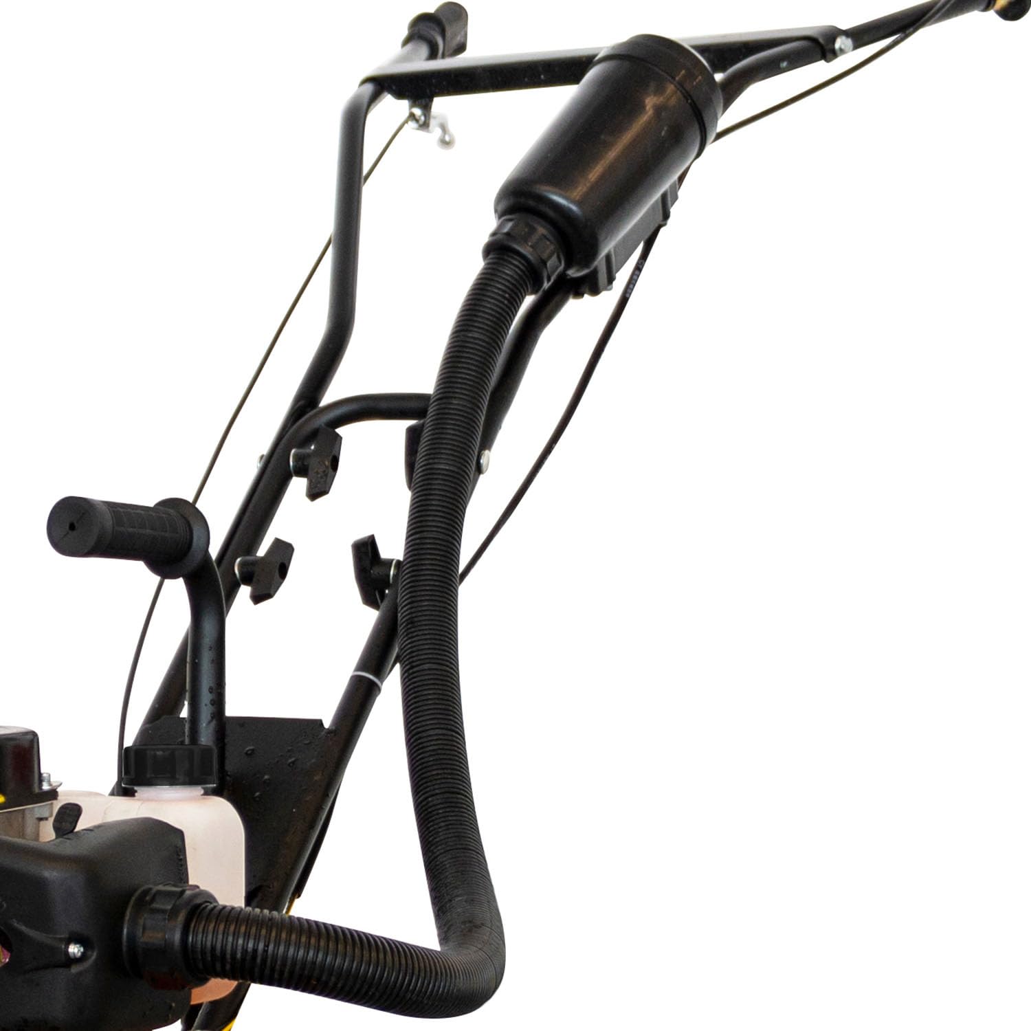 GARLAND MULE 341 G-V24 - Motoazada gasolina 2T 51,7cc, 25 cm de ancho de trabajo, 4 grupos de fresa, ligera y compacta, ideal para huertos urbanos, manillar plegable y tiro regulable.