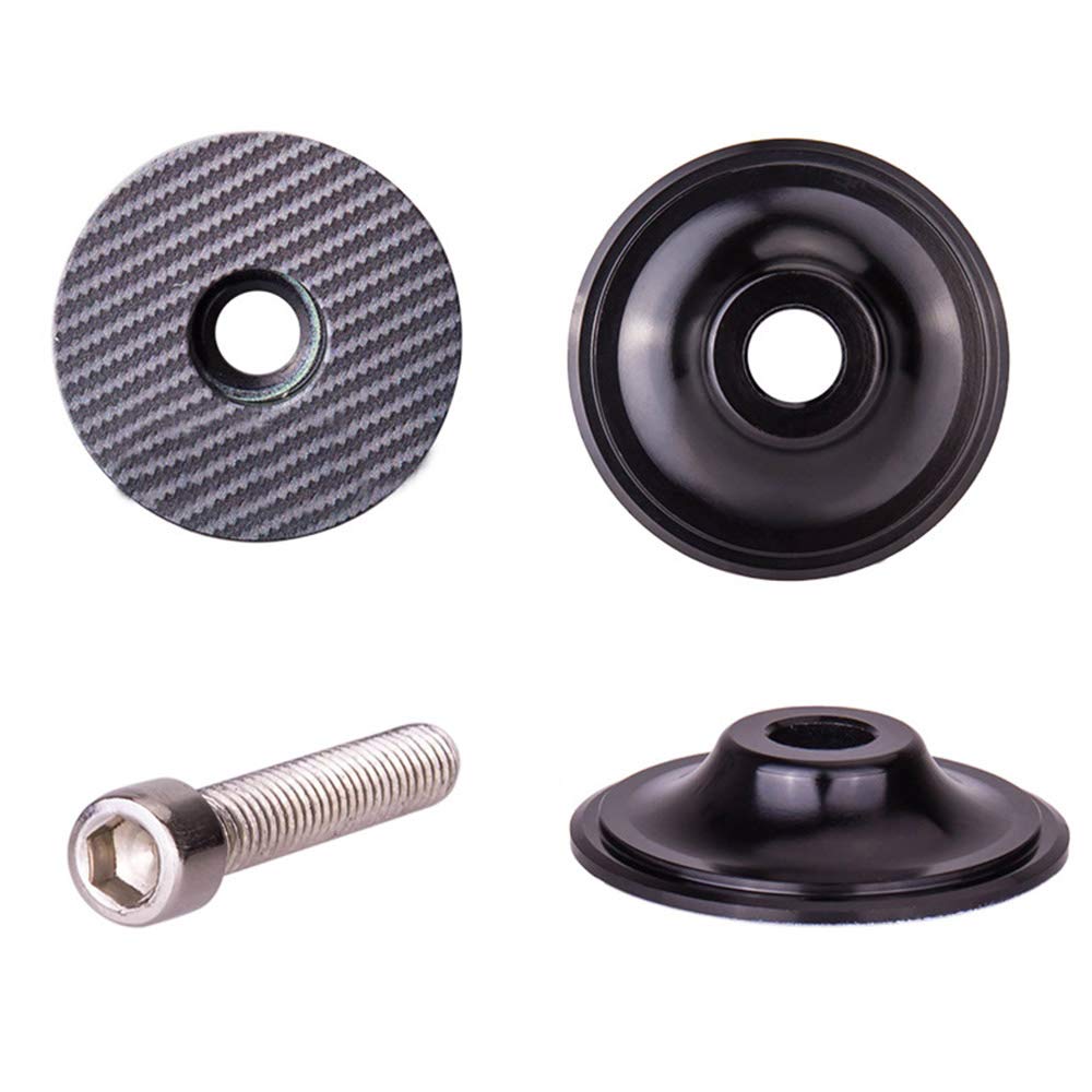 Alomejor Carbon Headset Abdeckung - MTB Rennrad Steuersatz Abdeckkappe