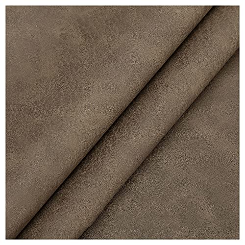 Tissu Simili-Cuir Stretch et Fin Gris pour Réfection de Fauteuil - 2