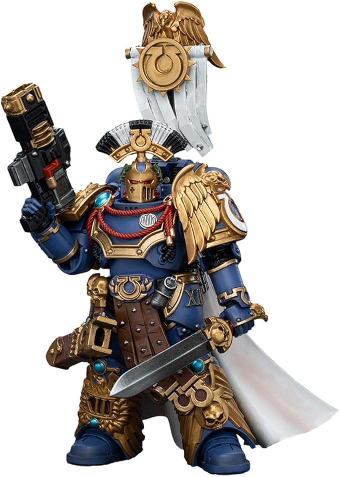 TOYVERSE JOYTOY 1/18 Warhammer The Horus Heresy Action Figure, Ultramarines Legion Praetor with Power Sword and Volkite Serpenta, Movable Joints Character Model, 15+ Years Old โ image 1