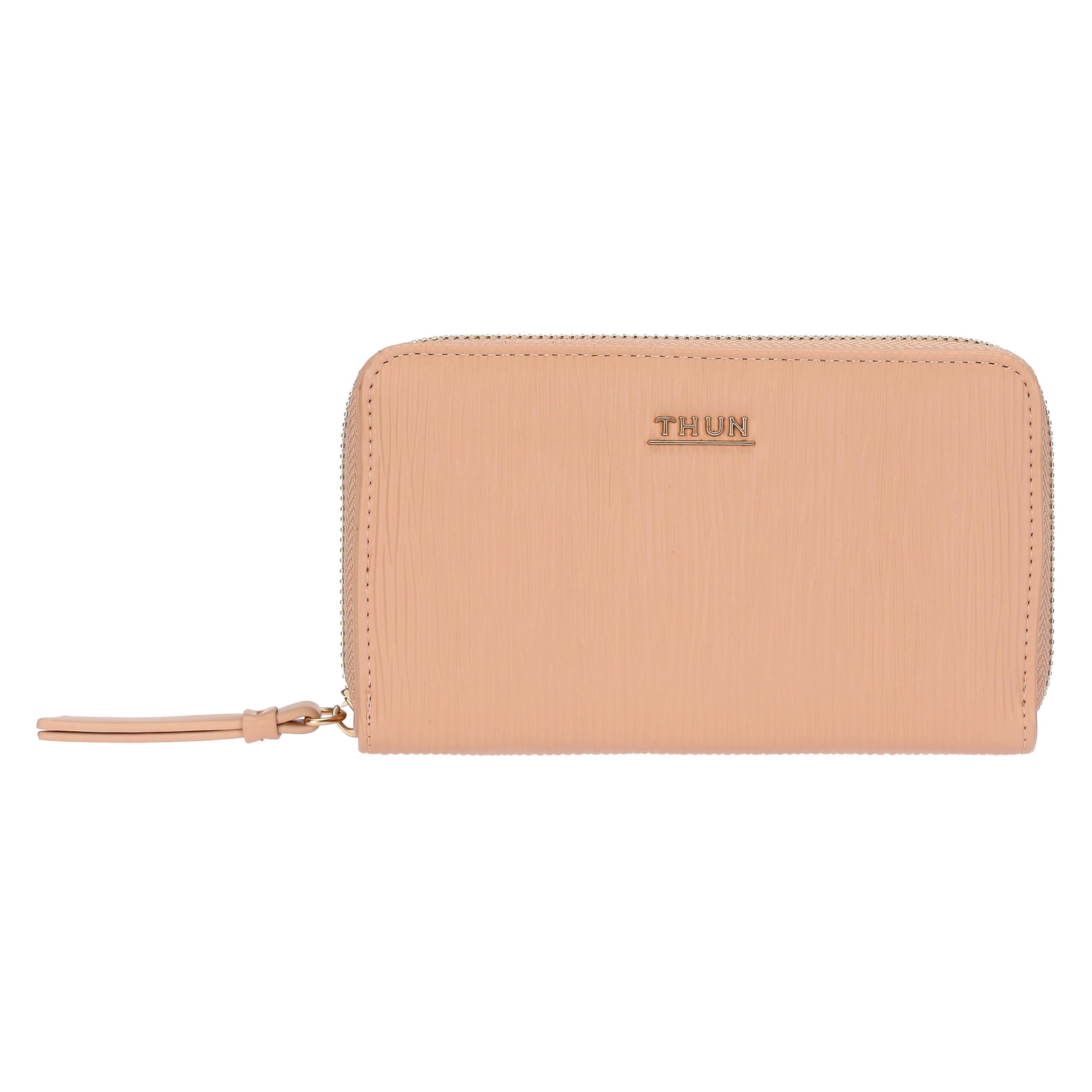 Thun - Medium Wallet, Pink - Faux Leather - Always with Me Collection - 16.3 x 3 x 10 cm