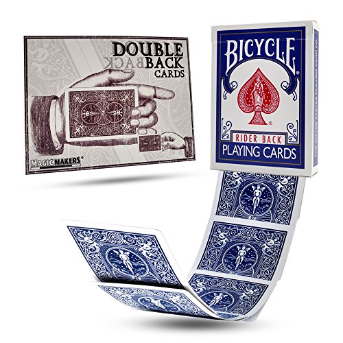 Bicycle Double Back Blue Magic Playing Cards by MagicMakers
