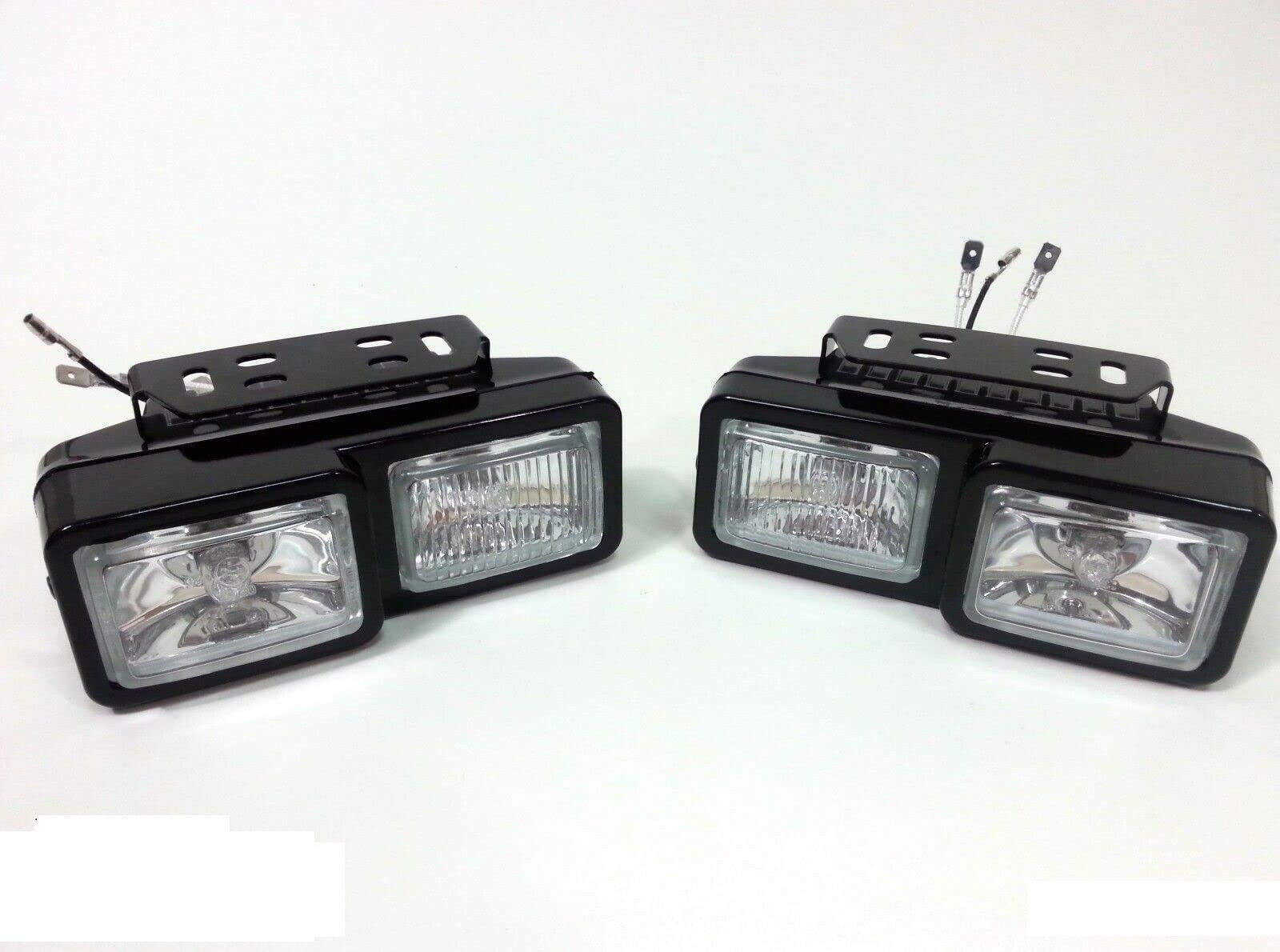 J/J 2 Fari Fendinebbia Ausiliari Luce Doppia H3 55W 12V Faretti Alogeni Universali