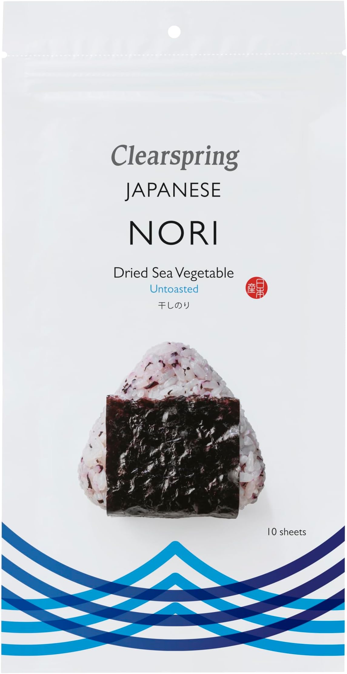 Clearspring Japanese Nori - Dried Sea Vegetable (Untoasted) 25g