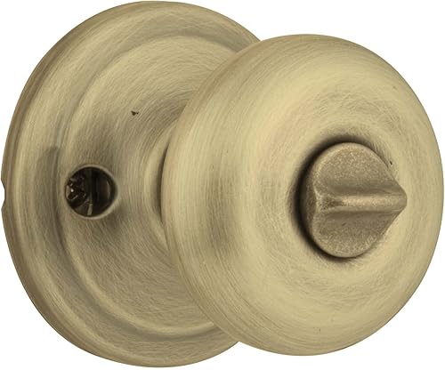 Miniatura 2 de Kwikset 730J 5 CP Juno - Pomo para camabaño, latón antiguo