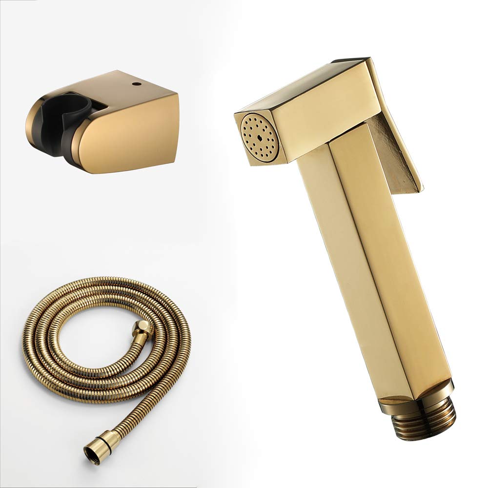 XYNSNDB Juego de rociador de bidé portátil - Lavador de pañales de Tela con Agua fría montado en la Pared para higiene Personal y Limpieza de Pisos - Grifo de Ducha Ideal para baño