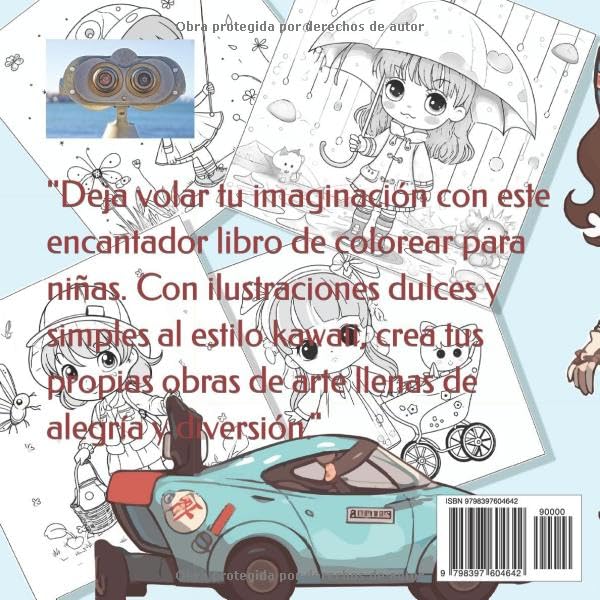 Miniatura 2 de Libro de Colorear Dibujos sencillos estilo Kawaii (Libros de colorear para niños y adultos) (Spanish Edition)