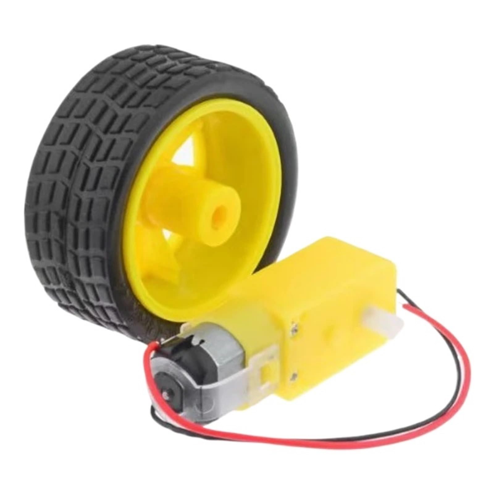 4 juegos 3v-6v Motor TT de plástico Robot de coche inteligente Motor de engranaje de doble eje 1:48 for rueda de Motor de engranaje de Chasis de coche inteligente Diy
