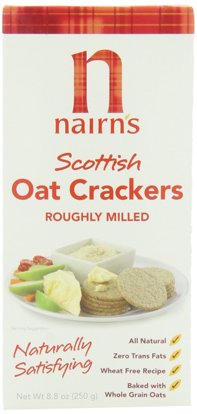 Nairn's Oatcake Crackers (Red Box), 8.8Ounce Boxes (Pack of 6)