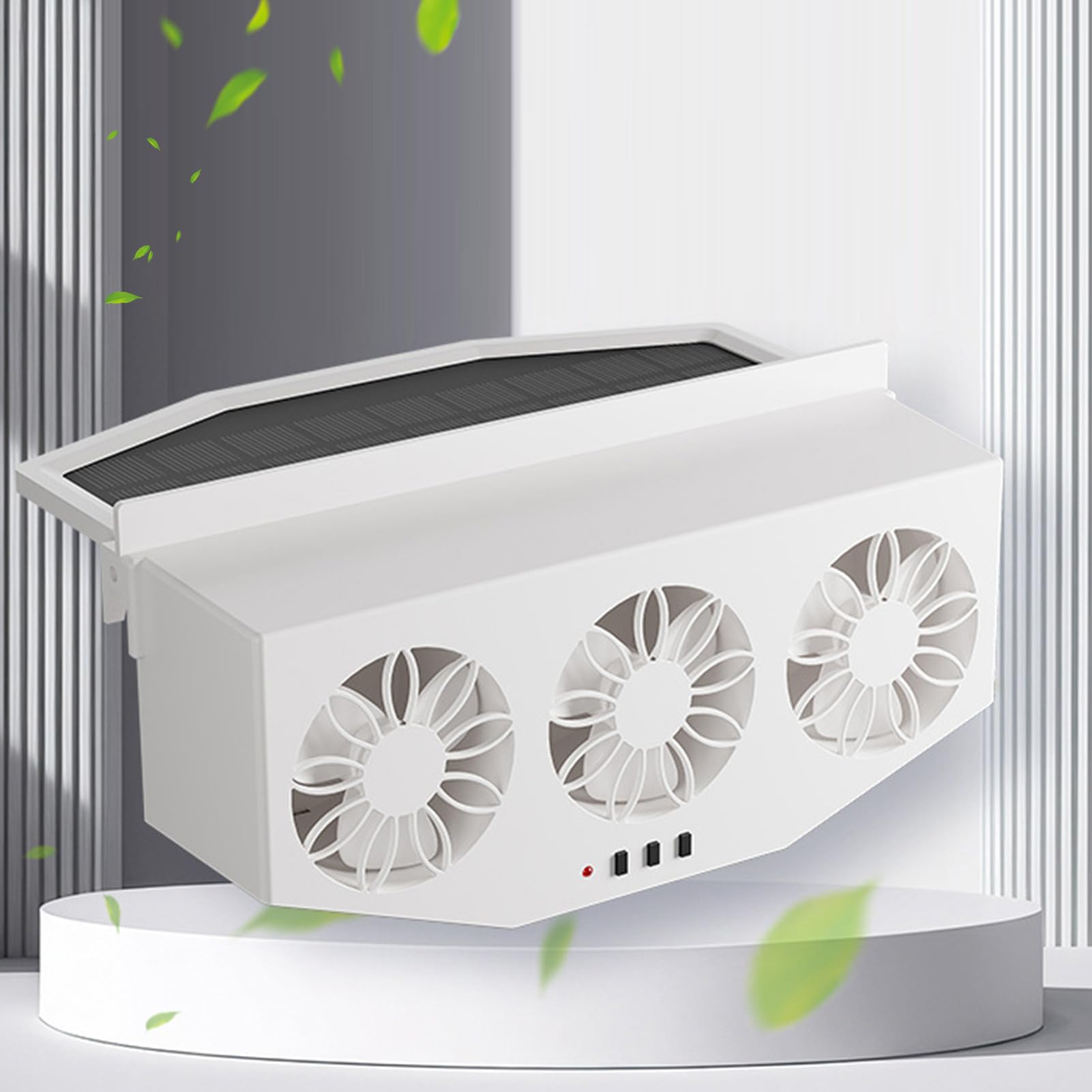 Ventilatore a energia solare Unità di ventilazione estrattori calore Apertura radiatore automatica pannello energetico auto RV