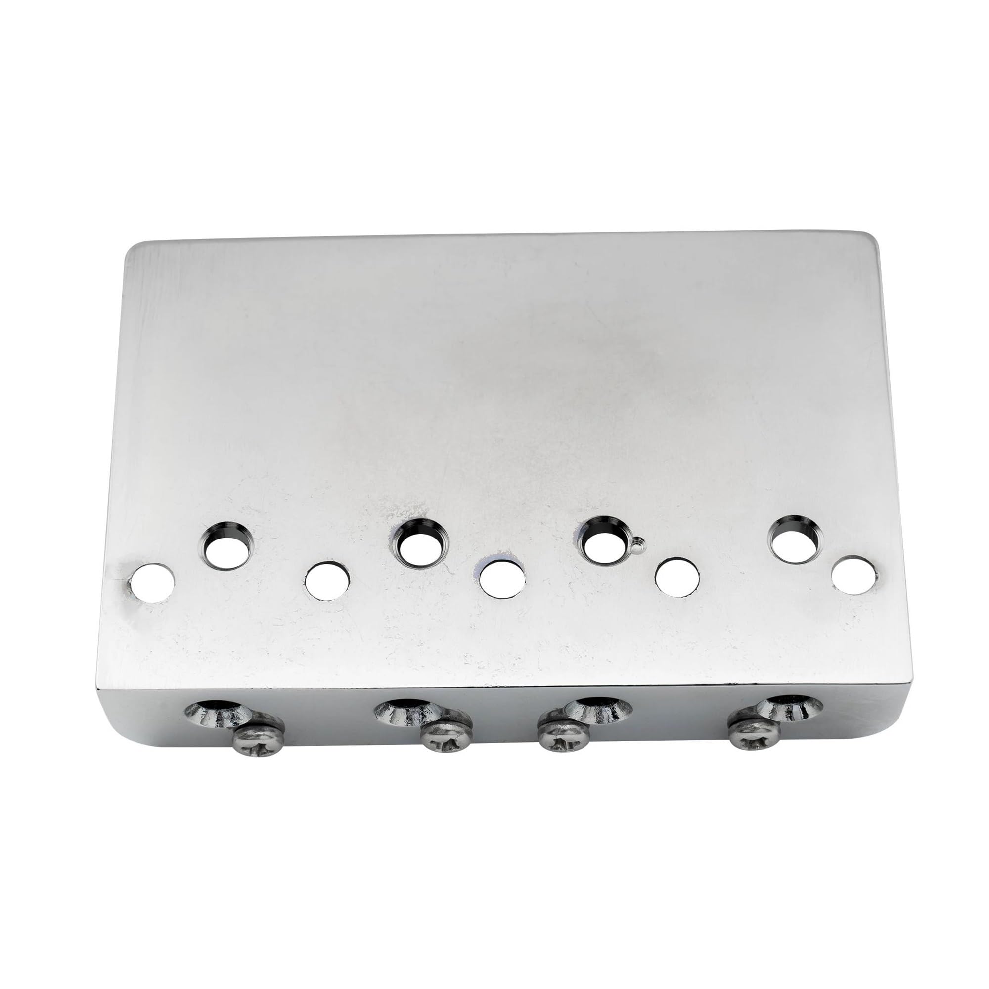Długość Struny 57 Mm Twardy Ogon Mosiężne Siodło Podstawa Ze Stopu Cynku Cztery Mostki Basowe Mostek Gitarowy(Chrome)