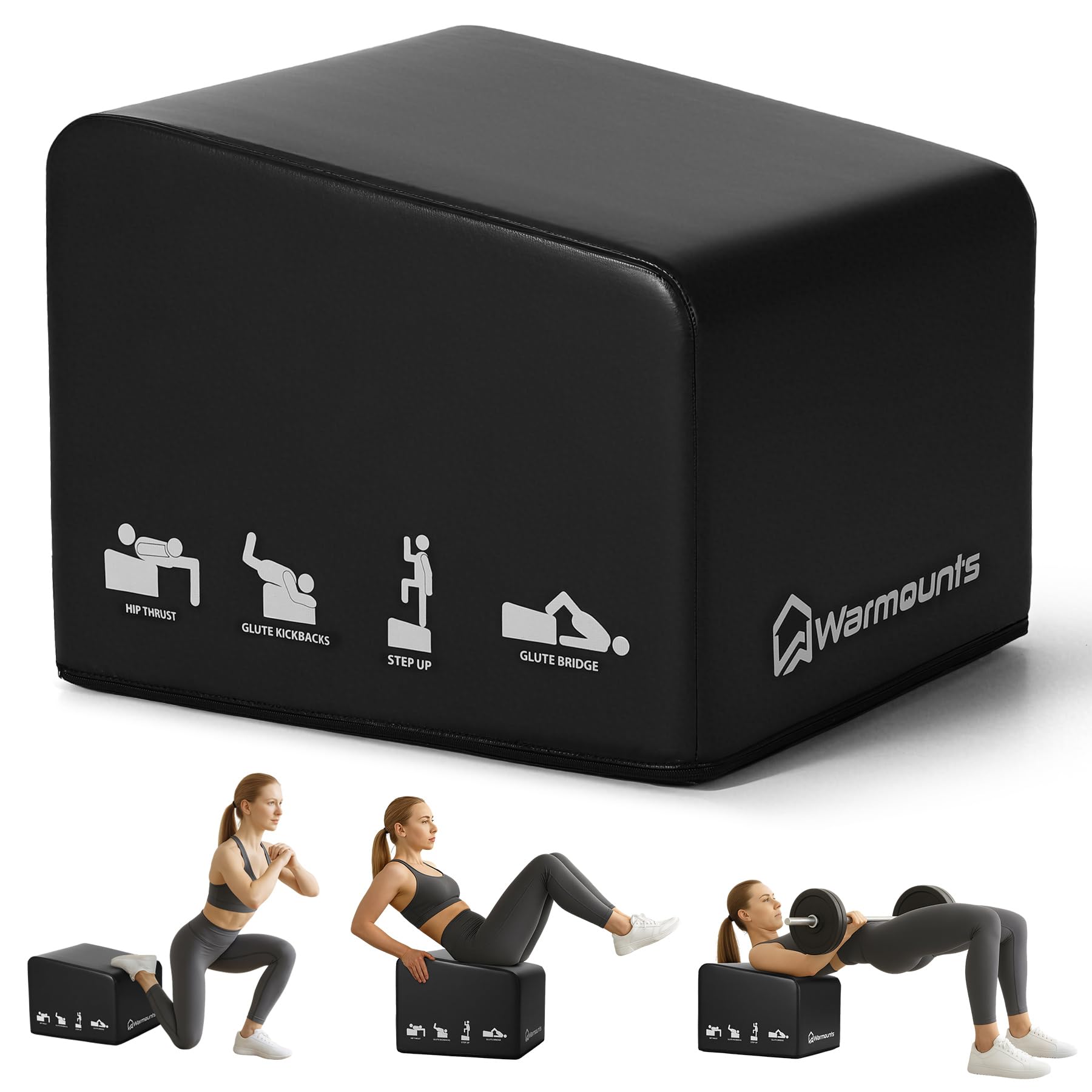 WARMOUNTS Hip Thrust Bench
