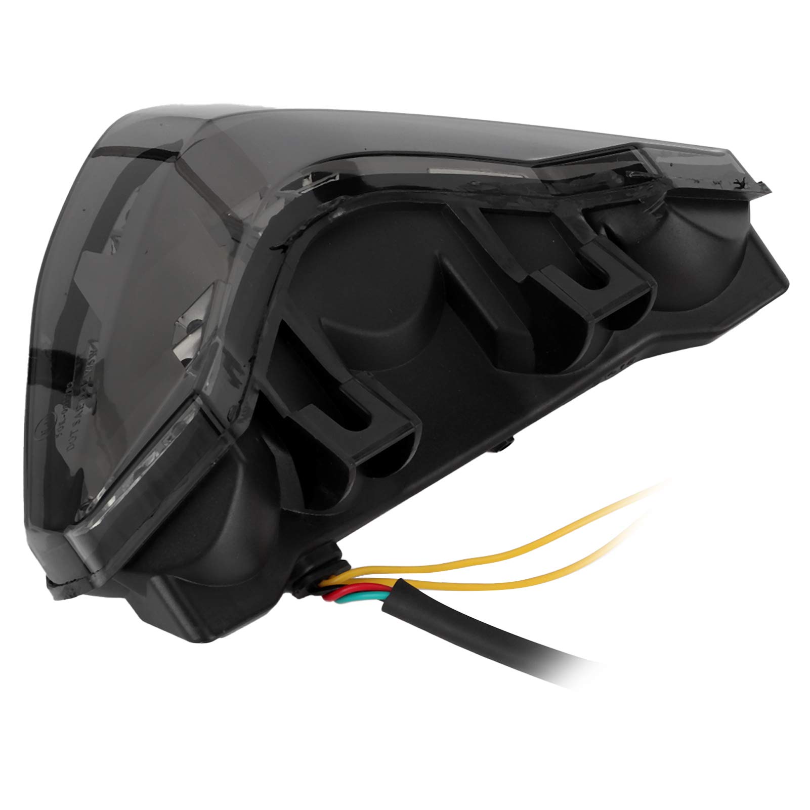 Fanale posteriore per moto, gruppo fanale posteriore, gruppo fanale posteriore a LED per moto con lente fumosa adatta per Ducati Multistrada 1200/1200s 2010-2014 plastica in PVC