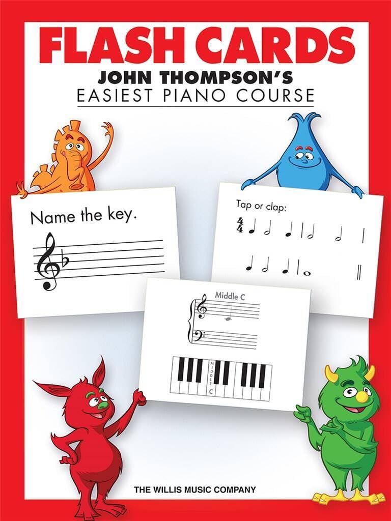 John Thompson's Easiest Piano Course Flash Cards: John Thompson's Easiest Piano Course
