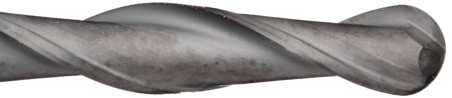 YG-1 EI971 Carbide Ball Nose End Mill, Diamond-Like Finish, 30 Deg Helix, 2 Flutes, 5.125