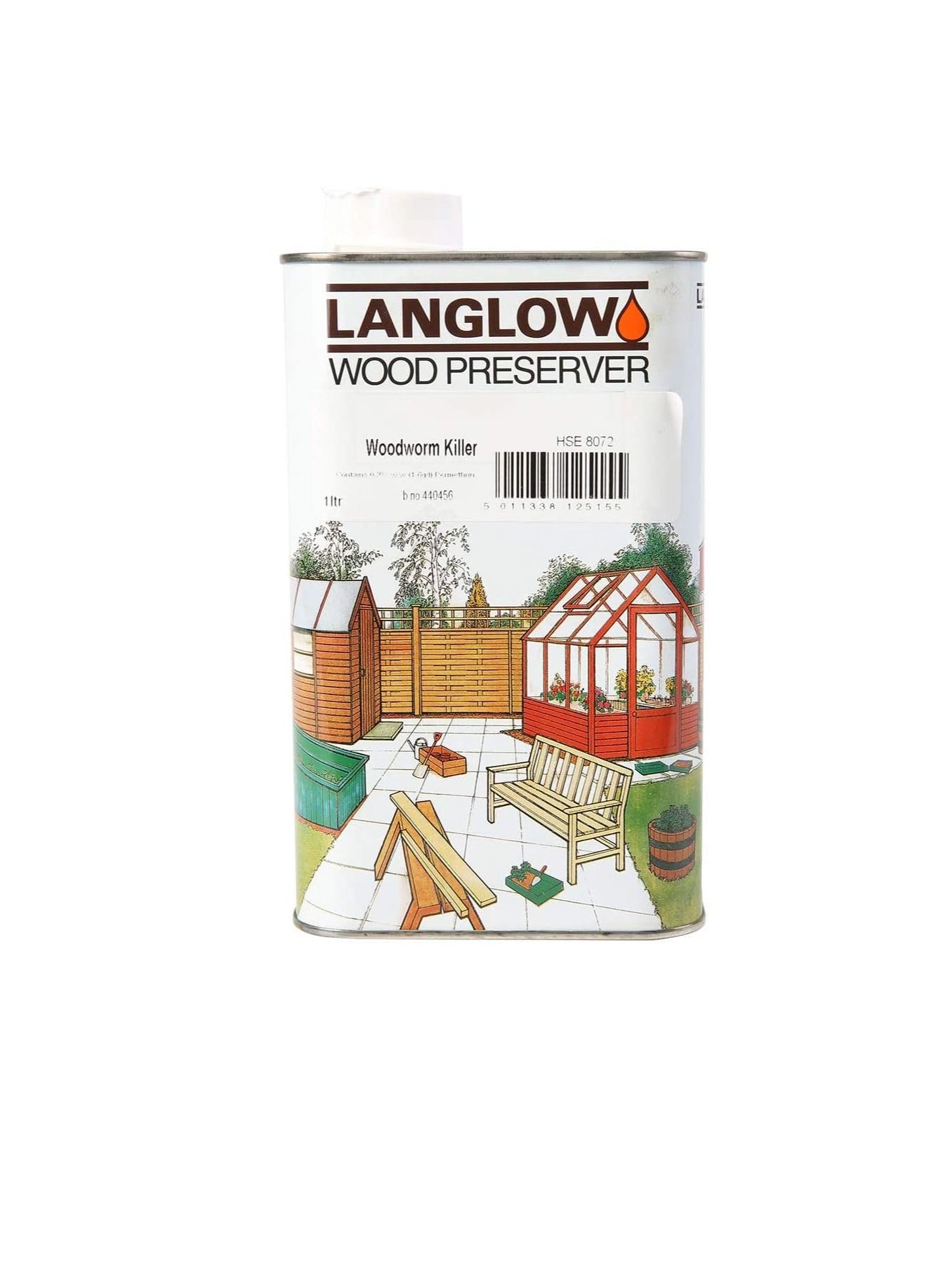 Langlow Woodworm Killer, 1 Liter